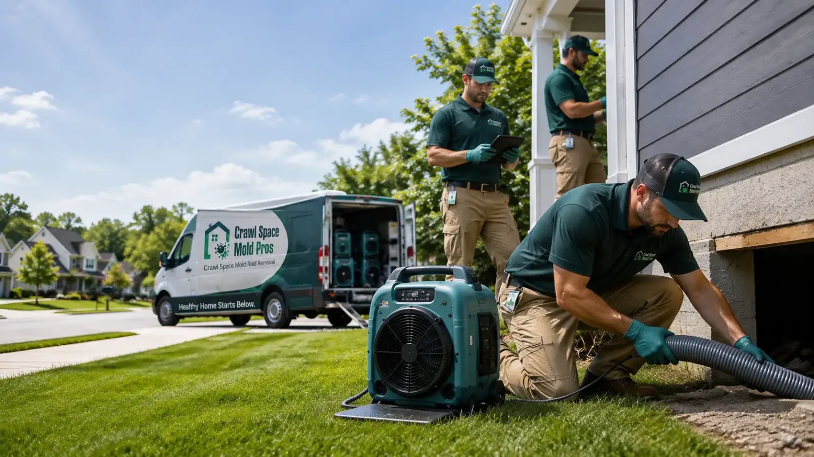 Crawl Space Mold Removal in Cedarville, AR